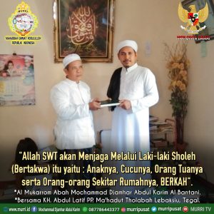 Bersama KH Adul Latif PP Mahadut Tholabah Tegal