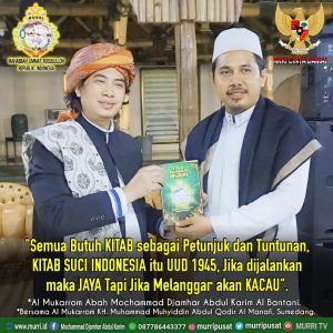 Bersama Abuya Prof. Dr (HC) KH. Muhyiddin Abdul Qodir Al Manafi, MA (PP. Islam Internasional Terpadu Asy-Syifaa Wal Mahmuudiyyah) Sumedang