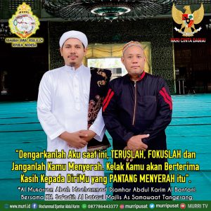 Bersam KH Saadih Al Batawi Pengasuh Majelis Dzikir As Samawaat Tangerang