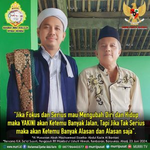Bersama KH Said Suyuti PP Mambaul Usulil Himah Banyumas